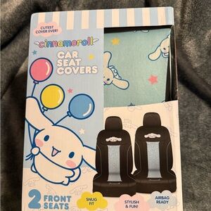 Sanrio Cinnamoroll Blue Car Seat Covers - 2 Front Seats